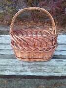 Košík oválný malý ažur H34